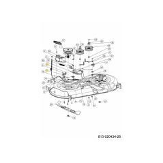 CÂBLE DE COMMANDE BOWDEN DE RETENUE 783-08406637 ORIGINAL MTD | NewgardenParts.com