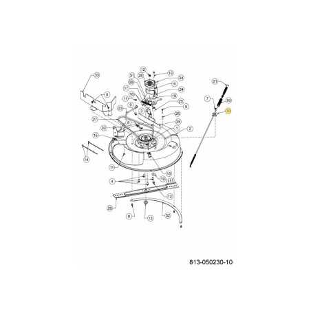 RETENEDOR CABLE DE CONTROL BOWDEN 783-06243637 ORIGINAL MTD | NewgardenParts.com