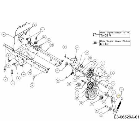 SUPPORT DE GALETTE AVANT 786-04312 ORIGINAL MTD | NewgardenParts.com