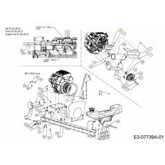 ÉCRAN DE PROTECTION THERMIQUE POUR SUPPORT 703-08716 ORIGINAL MTD | NewgardenParts.com