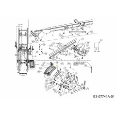ÍNDICE DE ALTURA DEL SOPORTE 703-08254A-S ORIGINAL MTD | NewgardenParts.com