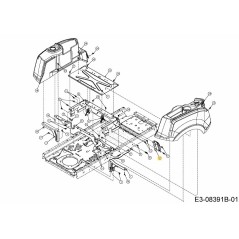 ÍNDICE DE ALTURA DEL SOPORTE 703-08762C ORIGINAL MTD | NewgardenParts.com