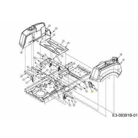 ÍNDICE DE ALTURA DEL SOPORTE 703-08762C ORIGINAL MTD | NewgardenParts.com