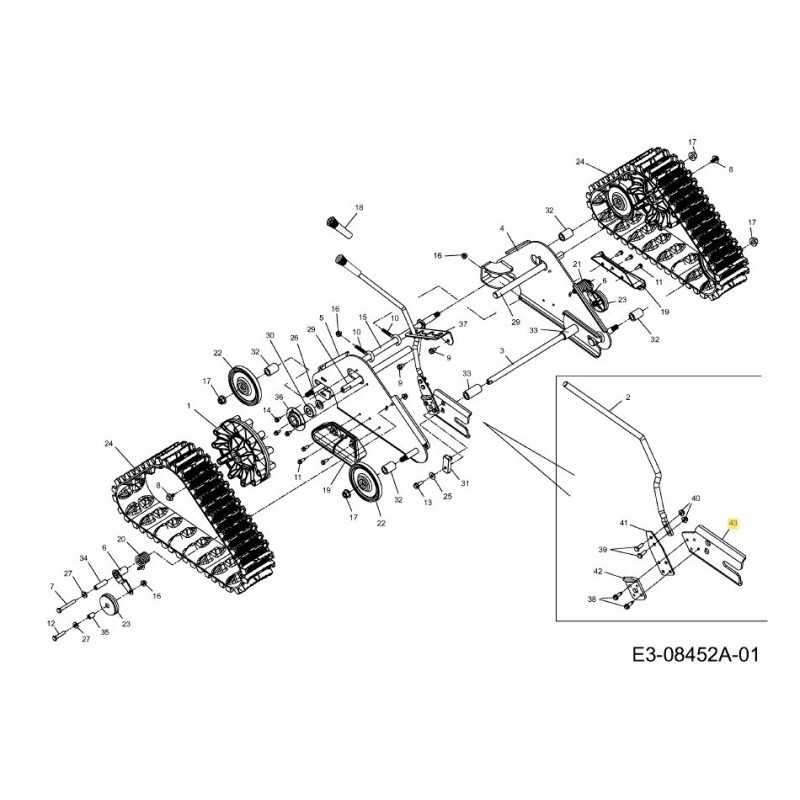 PIVOT DE HAUTEUR DE SUPPORT 790-00552 ORIGINAL MTD