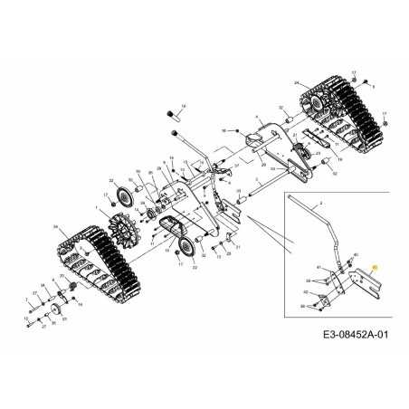 PIVOT DE HAUTEUR DE SUPPORT 790-00552 ORIGINAL MTD | NewgardenParts.com