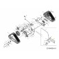 PIVOT DE HAUTEUR DE SUPPORT 790-00552 ORIGINAL MTD