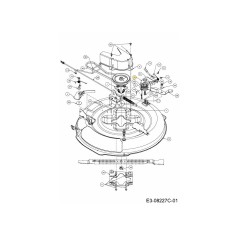 SOPORTE DE RUEDA TENSORA SUPERIOR 783-08226A-S ORIGINAL MTD | NewgardenParts.com
