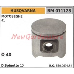 Pistone motosega modello 41 Ø 40mm HUSQVARNA 011128 530069454 compatibile | NewgardenParts.com