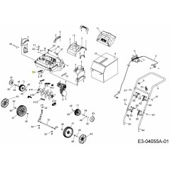 HALTERUNG BLATTWELLE 731-10113 ORIGINAL MTD | NewgardenParts.com