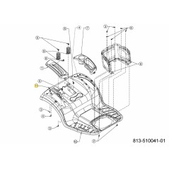 HALTERUNGS-HEBEINDEX 783-08559-Z ORIGINAL MTD | NewgardenParts.com