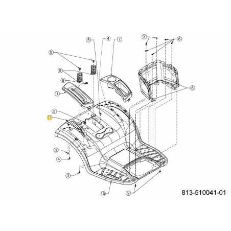 HALTERUNGS-HEBEINDEX 783-08559-Z ORIGINAL MTD | NewgardenParts.com