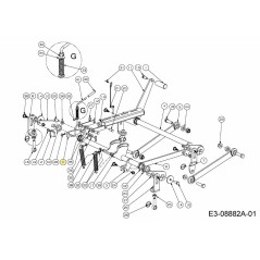 HALTERUNGSSCHLOSS 703-08032 ORIGINAL MTD | NewgardenParts.com