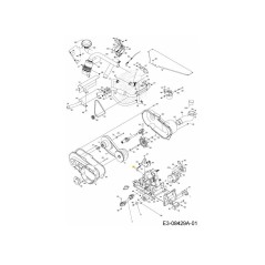 BRACKET SPRING 707-05272 ORIGINAL MTD