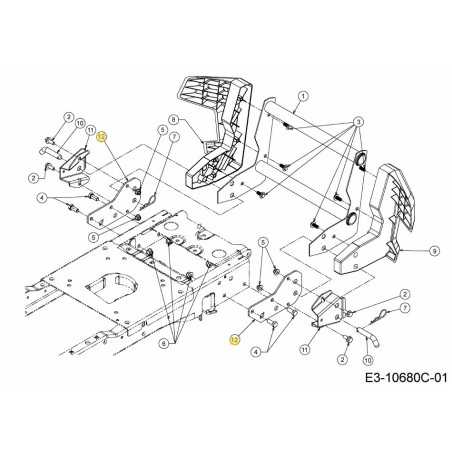 PARAURTI STAFFA 789-00455637 ORIGINALE MTD | NewgardenParts.com