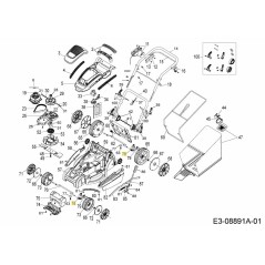 SUPPORT D'ESSIEU 731-10700 ORIGINAL MTD | NewgardenParts.com