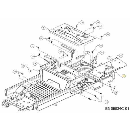 Support arrière gauche 703-10312637 ORIGINAL MTD | NewgardenParts.com