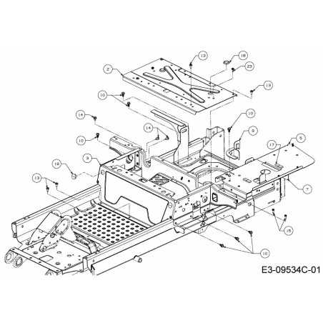 Support arrière droit 703-10313637 ORIGINAL MTD | NewgardenParts.com