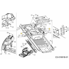 SOPORTE TRASERO DERECHO 703-09332ACY ORIGINAL MTD