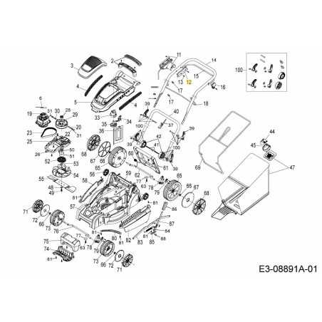CAJA DE INTERRUPTORES DE SOPORTE 731-10993 ORIGINAL MTD | NewgardenParts.com