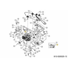 BRACKET SWITCH REVERSE 783-09447-Z ORIGINAL MTD | NewgardenParts.com