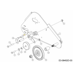 SOPORTE ASM CUBIERTA LOCA 684-05052637 ORIGINAL MTD | NewgardenParts.com