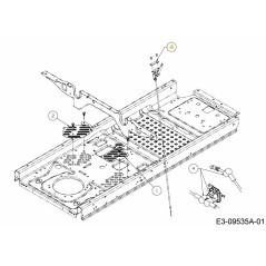 STAFFA DI CONTROLLO DELL'ACCELERATORE 703-10422 ORIGINALE MTD | NewgardenParts.com