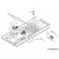 SUPPORT DE COMMANDE DES GAZ 703-10596 ORIGINAL MTD