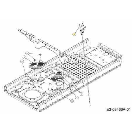 SUPPORT DE COMMANDE DES GAZ 703-09786 ORIGINAL MTD | NewgardenParts.com