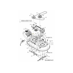 ARM ASM PTO TENSIONATORE 787-01440 ORIGINALE MTD | NewgardenParts.com