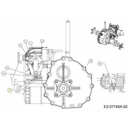 SUPPORT 603-0707B MONTÉ ORIGINAL | NewgardenParts.com