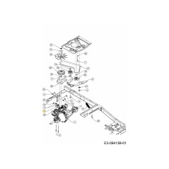 STAFFA PEDALE FRENO 783-08131637 ORIGINALE MTD | NewgardenParts.com