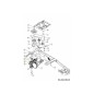 STAFFA PEDALE FRENO 783-08131637 ORIGINALE MTD