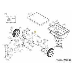 APPARECCHIO LINGUALE AF-28626BL3 ORIGINALE MTD | NewgardenParts.com
