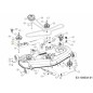 SUPPORT DE PIVOT DE GALETTE LIBRE 603-05350B-S ORIGINAL MTD