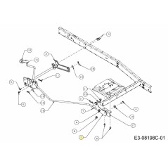 SOPORTE ASM PERCHA DELANTERA 683-05045637 ORIGINAL MTD | NewgardenParts.com