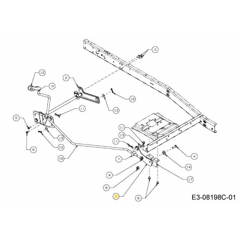 SUPPORT DE FIXATION AVANT ASM 683-05045637 ORIGINAL MTD