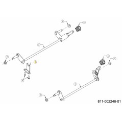 BRACKET AXLE SUPPORT RR 787-03457 ORIGINAL MTD | NewgardenParts.com