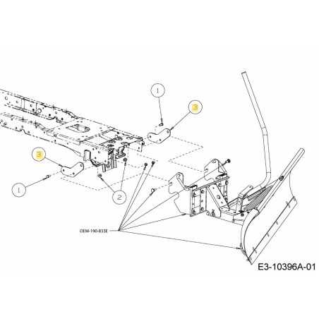 LAMA A STAFFA MTG AF-27864 ORIGINALE MTD | NewgardenParts.com