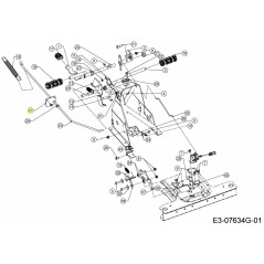 SUPPORT DE TIGE DE FREIN 783-09698A-S ORIGINAL MTD | NewgardenParts.com