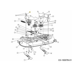 COUVERCLE DE SUPPORT SUPÉRIEUR GAUCHE 42/46 783-09714637 ORIGINAL MTD | NewgardenParts.com