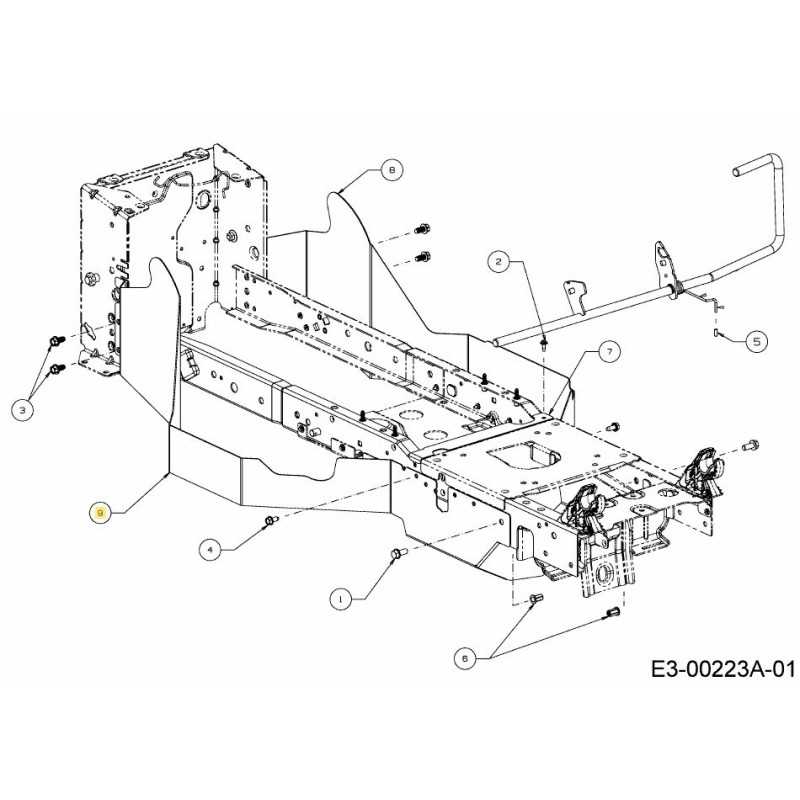 BRACKET COVER TOP RH 42/46 783-09713637 ORIGINAL MTD