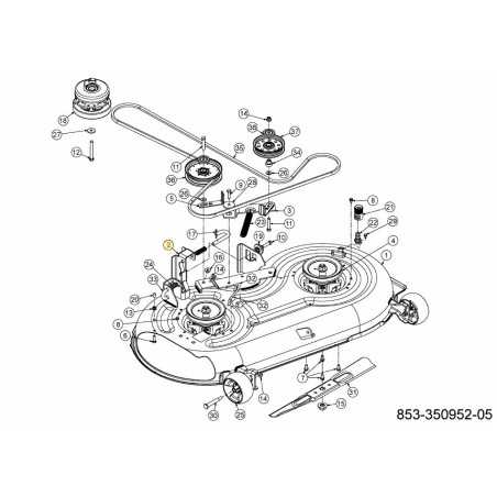 STAFFA PER GANCIO PONTE SX 603-05215A-S ORIGINALE MTD | NewgardenParts.com