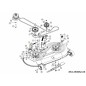 STAFFA PER GANCIO PONTE SX 603-05215A-S ORIGINALE MTD