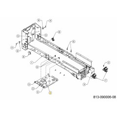 SUPPORT DE CADRE 683-05453A ORIGINAL MTD | NewgardenParts.com