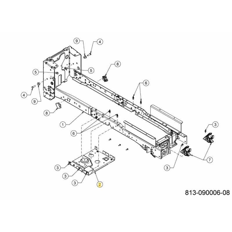 Rahmenstrebe 683-05453A Original MTD
