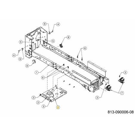 TELAIO STAFFA RINFORZO 683-05453A ORIGINALE MTD | NewgardenParts.com