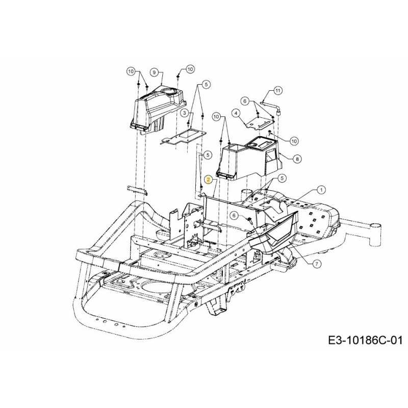 BRACKET FRONT 703-13225-CY ORIGINAL MTD