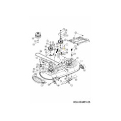 SUPPORT DE PIVOT DE GALETTE LIBRE 703-26741 ORIGINAL MTD | NewgardenParts.com