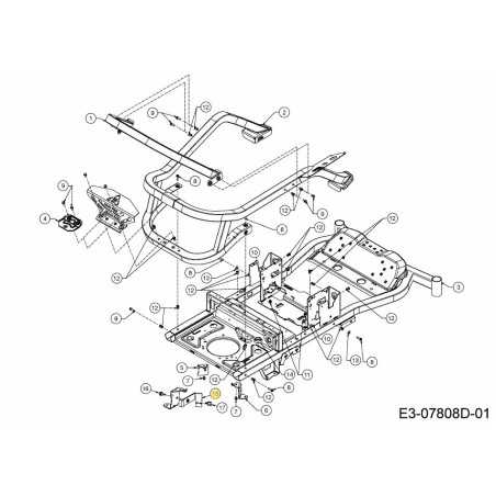 BRACKET LH CLUTCH STOP 703-13723637 ORIGINAL MTD | NewgardenParts.com