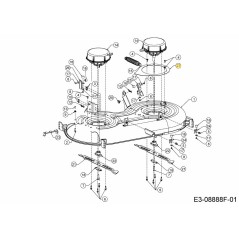 SOPORTE DE LEVA 783-10808637 ORIGINAL MTD